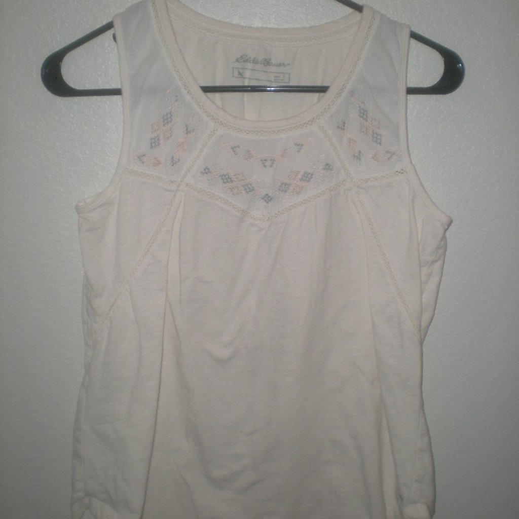 Eddie Bauer Brand Top Shirt Tan Size Small